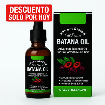 Aceite de batana 60ml para el crecimiento del cabello, barba, cejas y pestañas, elimina las puntas partidas, mejora la luminosidad y la nutrición del cabello 🎁 Envió Gratis