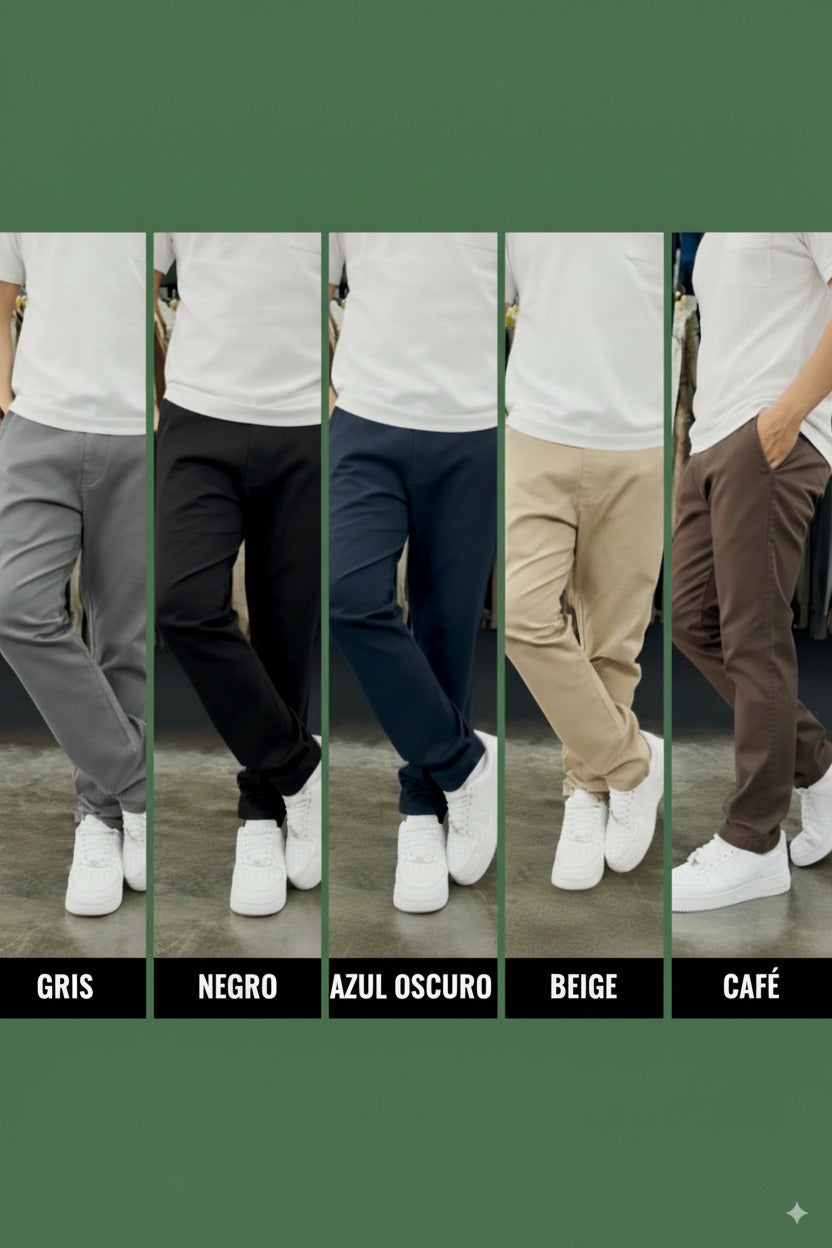 Pantalón Drill Hombre clásico, 🎁 Envió Gratis