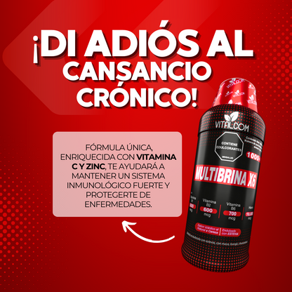 Multibrina liquida cereza x 1000ml, mejora la concentración y nutre tu cerebro🎁 Envió Gratis