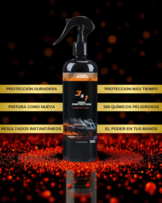 Combo Spray + Cera Restauradora Máxima Protección y Brillo Extremo 🎁 Gratis Paño de Microfibra