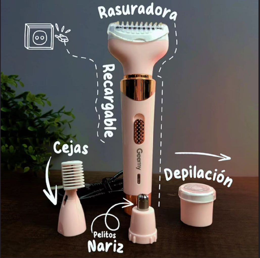Afeitadora Electrica 4 en 1 Shaver para Dama cara, cuerpo, nariz y cejas 🎁 hoy 50% DCTO