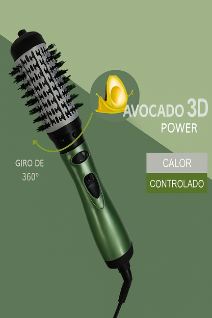 Cepillo Secador y alisador Giratorio Electrico Con 2 Cabezales, alisa tu cabello rapido y sin frizz 🎁 40% DCTO Solo Hoy !!